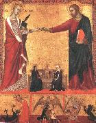 The Mystical Marriage of Saint Catherine sds Barna da Siena